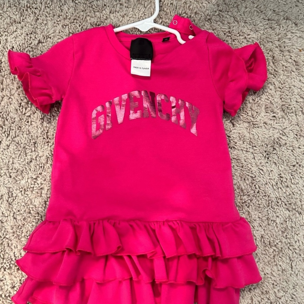 Givenchy Fuchsia Ruffle Dress